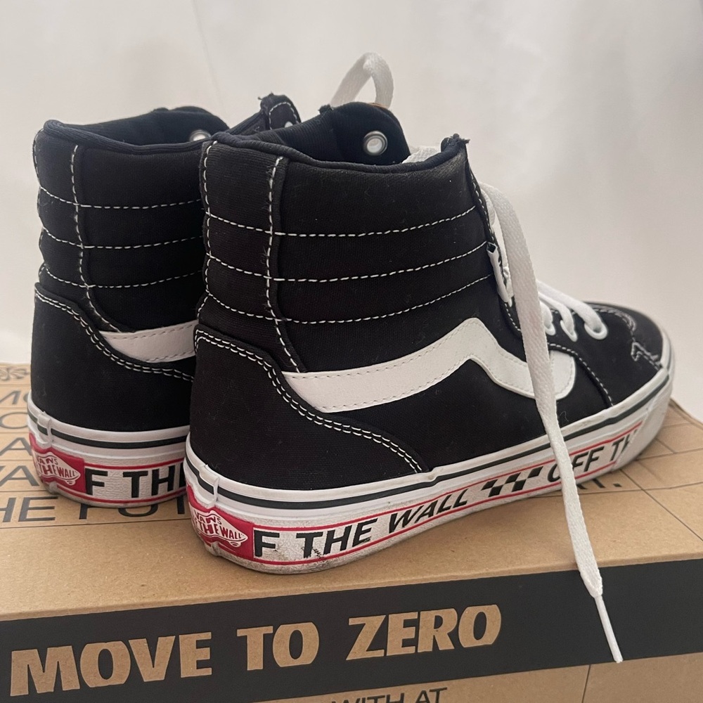 Black Hight Top Vans 🖤 - Picture 5 of 5